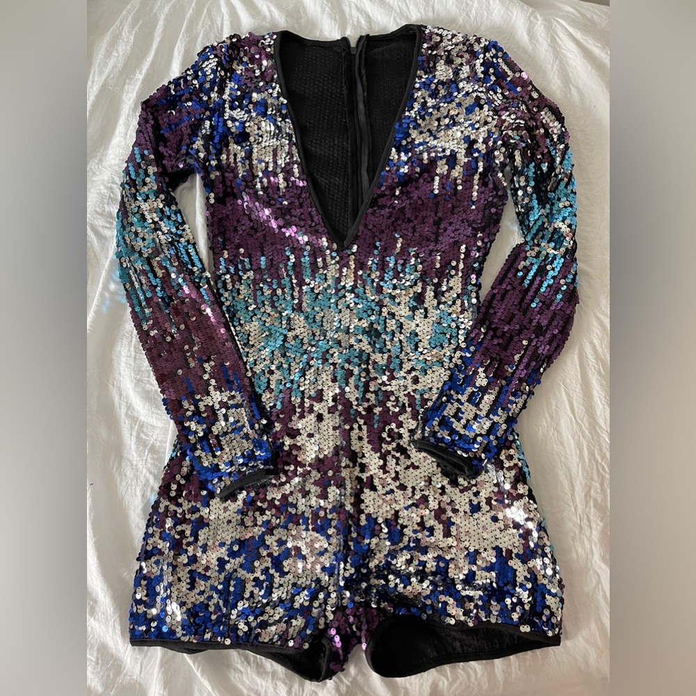 Sequin Jump Suit